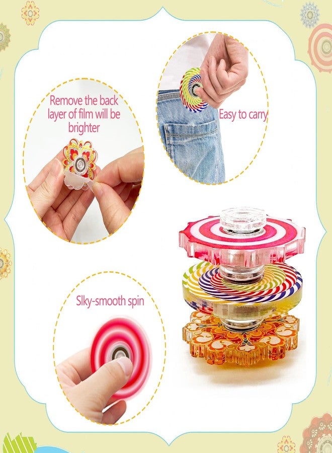 Sqlhrke 40 Pack Mini Fidget Spinner Toys Bulk Party Favors Easter Basket Goodie Bag Stuffers Gifts,Stress Relief Sensory Toys for Kids Teens Adults Autisms,Treasure Box Toy for Classroom Prizes Supplies - Image 2